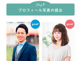 スマリッジのプロフィール写真提出